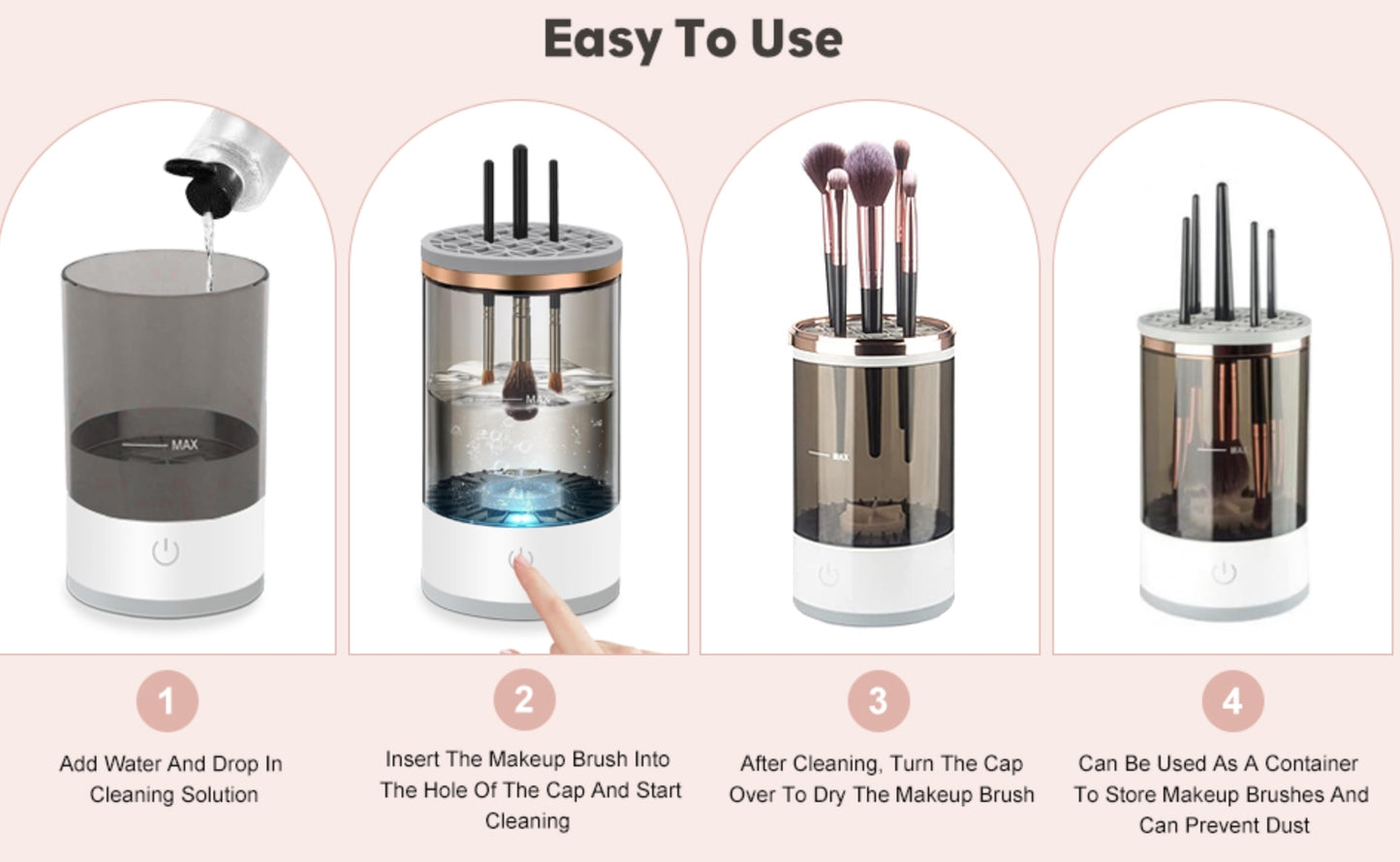 SpinClean Makeup Brush Reviver